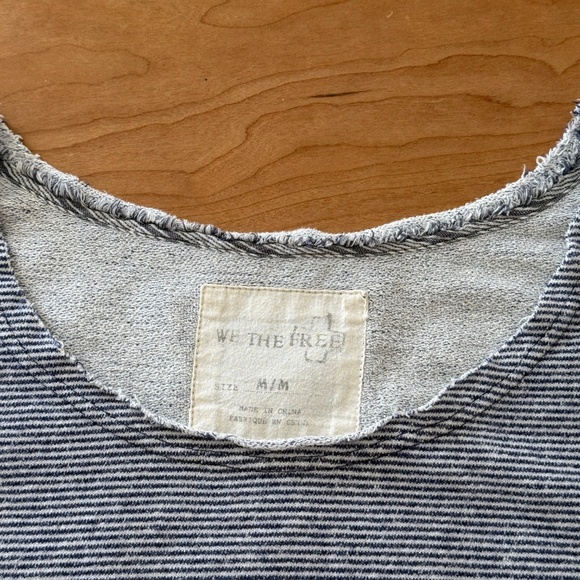 Free People We the Free Patchwork Pullover Sweatshirt (Size M) - Picture 6 of 6